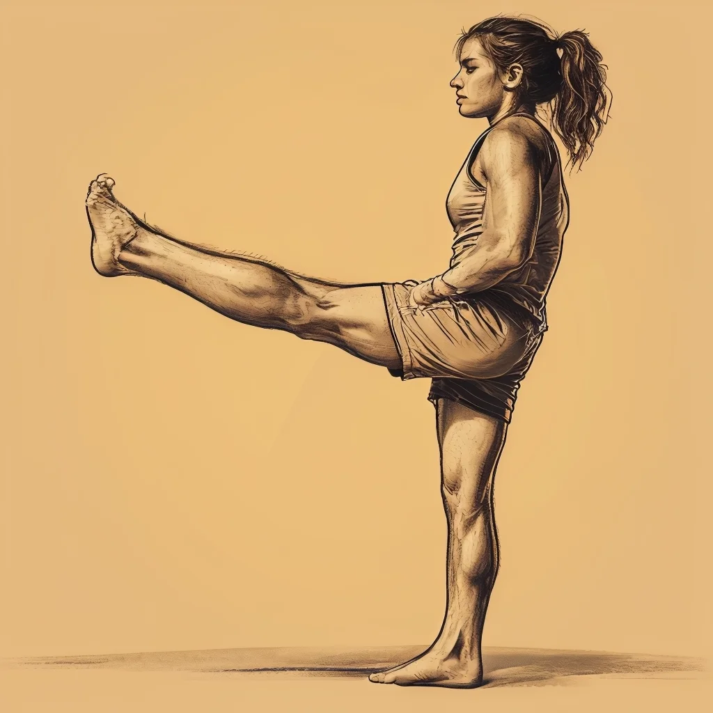 Ischio-jambiers kicks