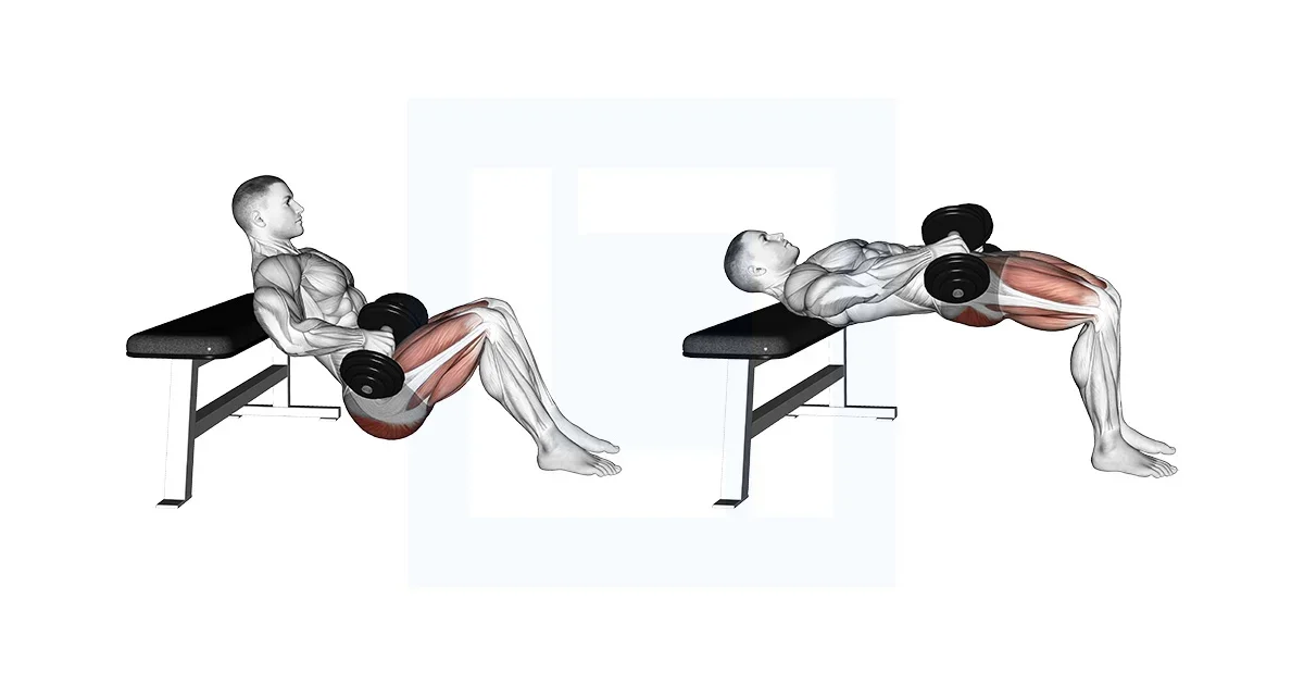 Hip thrust aux haltères