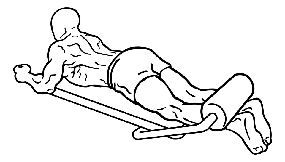Leg curl allongé
