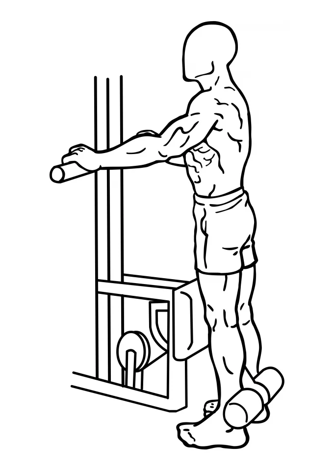 Leg curl debout