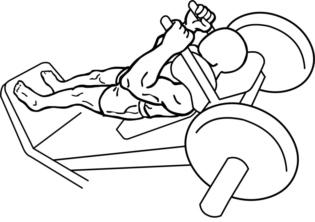 Presse à cuisses Hackenschmidt