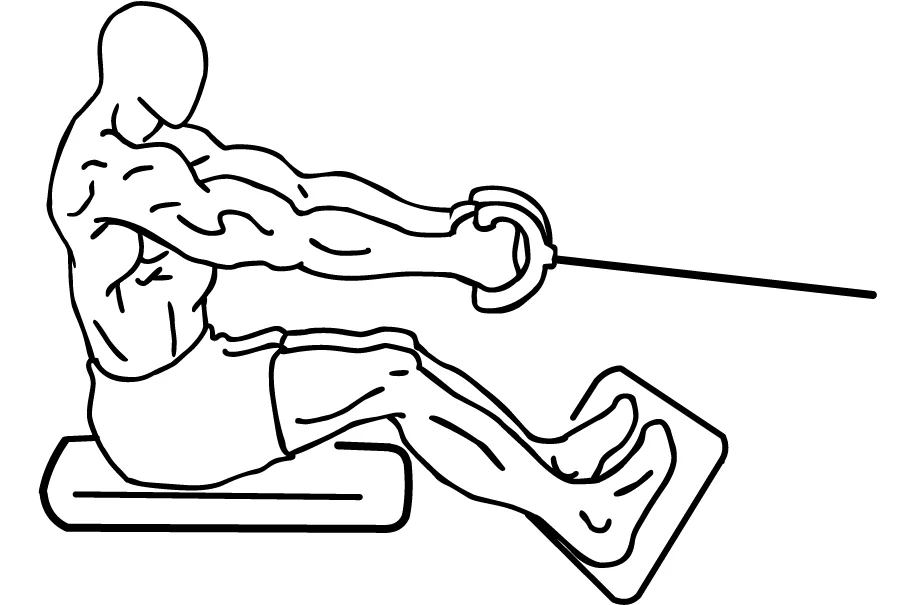 Rowing poulie basse