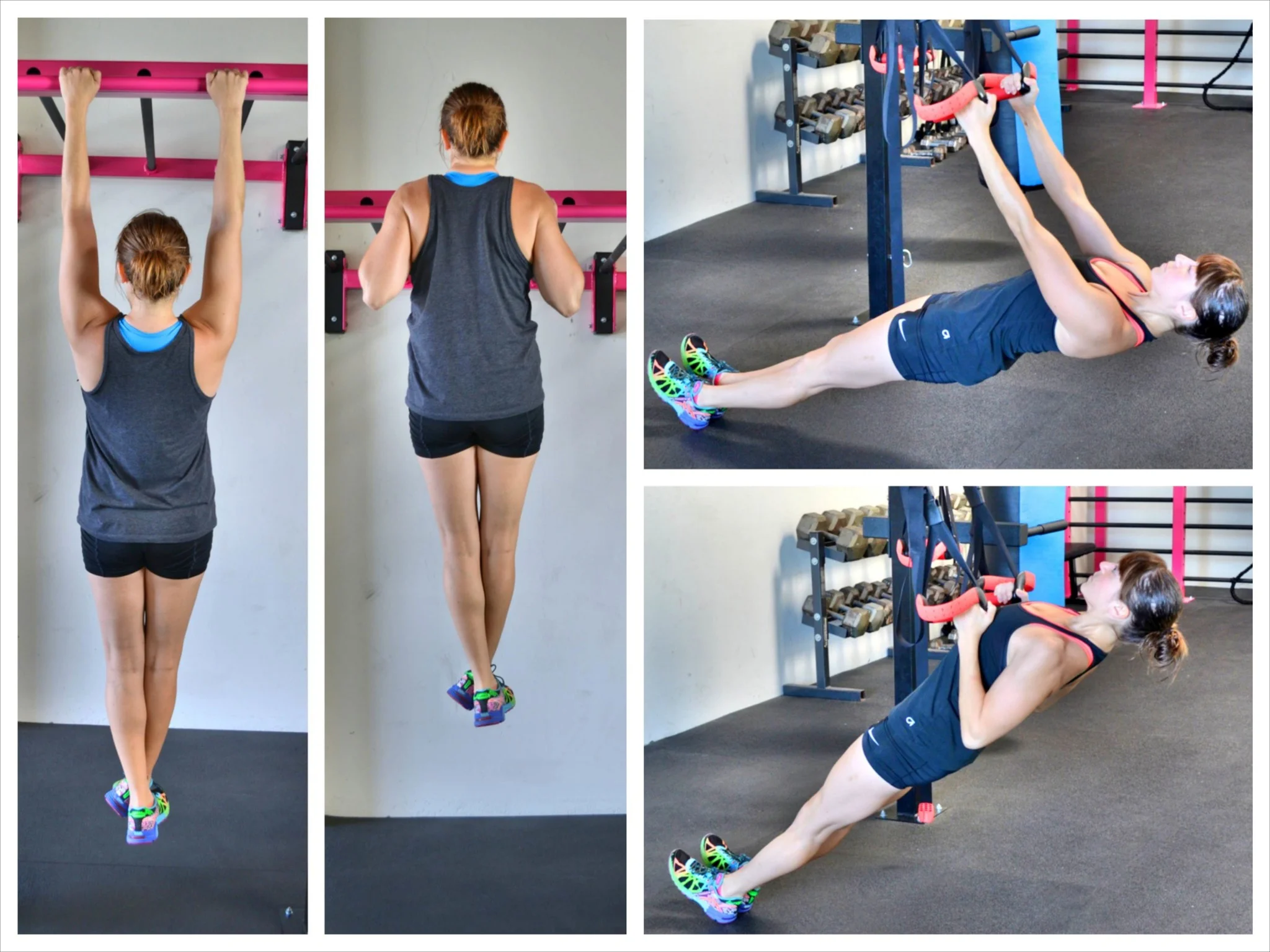 Tractions prise neutre ou rowing TRX