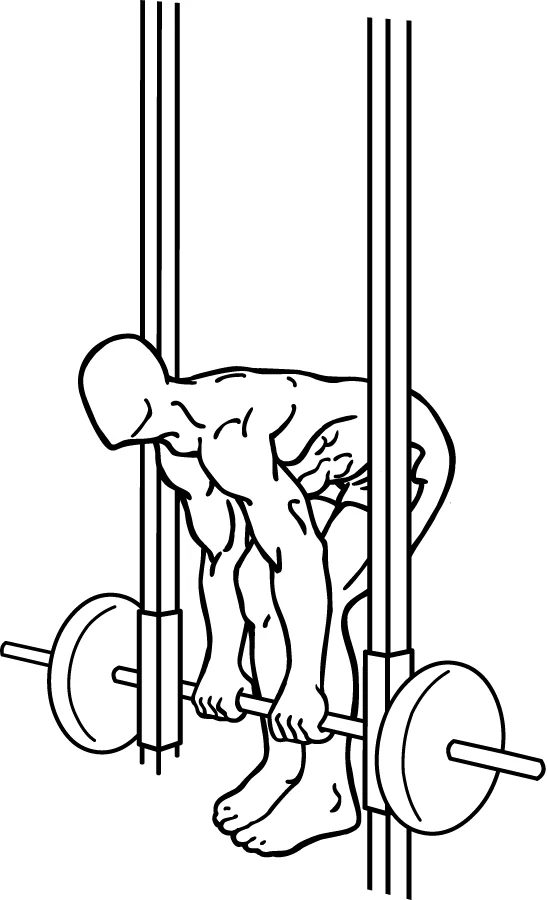 Soulevé de terre sur rack