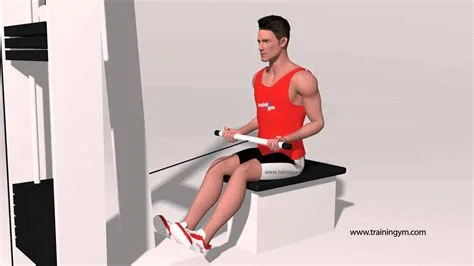 Rowing machine prise serrée supination