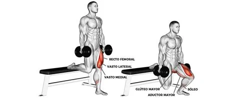 Squat bulgare gauche