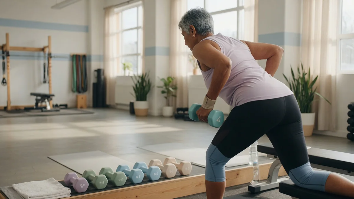 Charges pour musculation à 70 ans, faut-il commencer plus léger que prévu ?